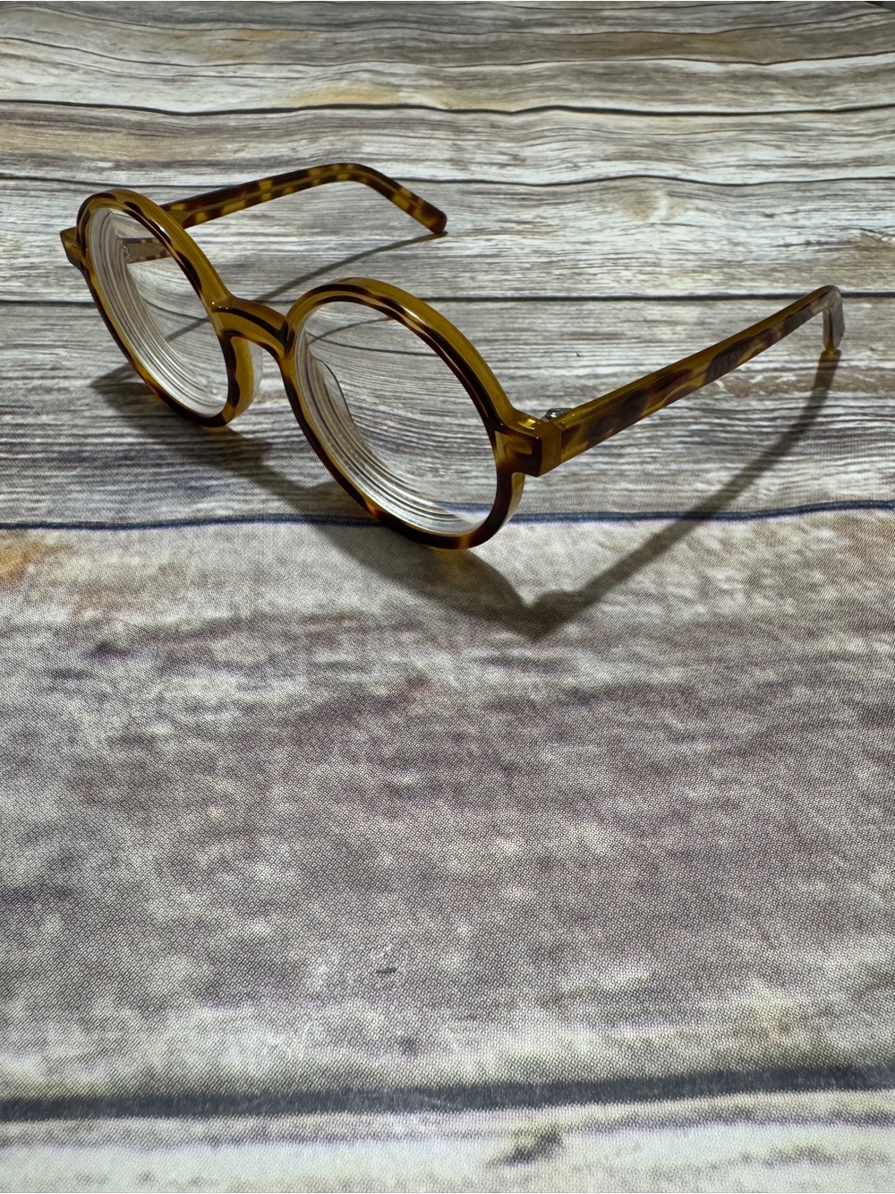 ZEELOOL Vintage Tortoiseshell Round Eyeglasses Frames